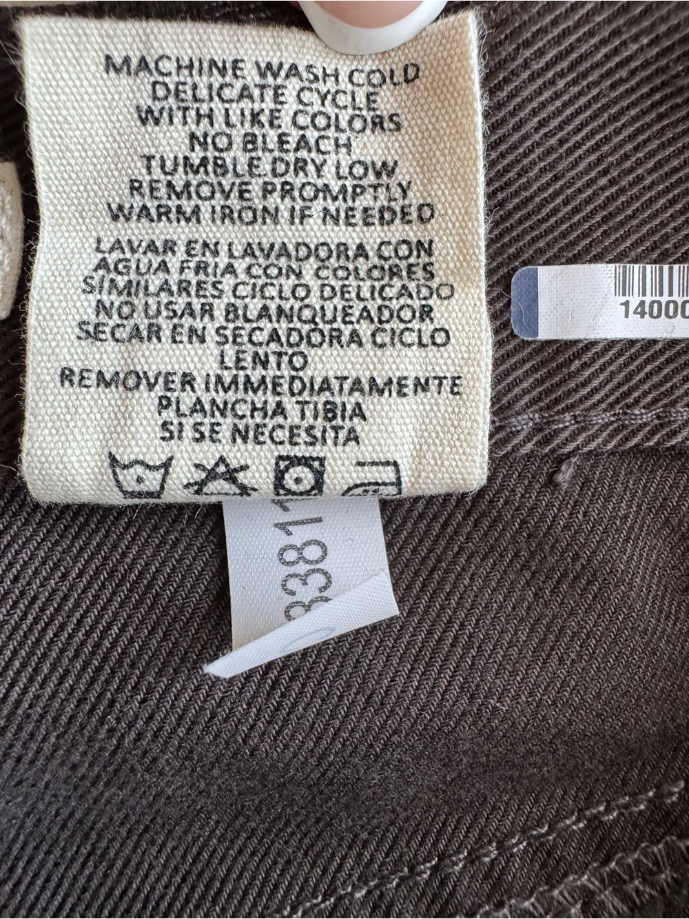 Stetson chocolate brown midi denim skirt - Picture 9 of 9